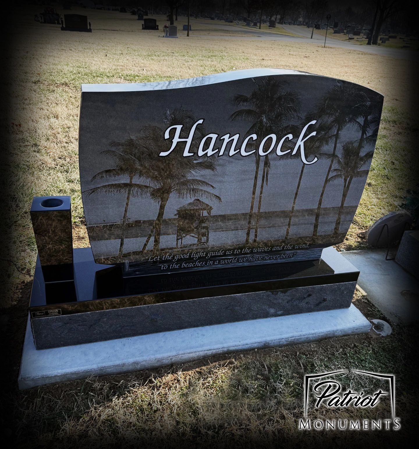 Hancock monument back view